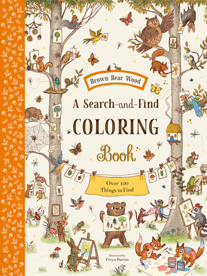 cover image of Brown Bear Wood: A Search-and-Find Coloring Book